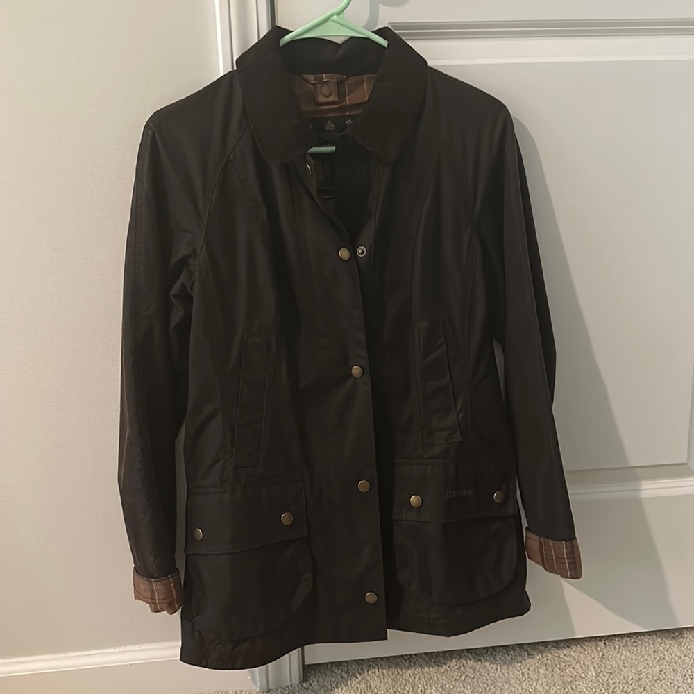 Barbour waxed utility jacket